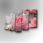 Wallity Cuadro Decorativo en Lienzo 5 Piezas 5PUC-073 Multicolor